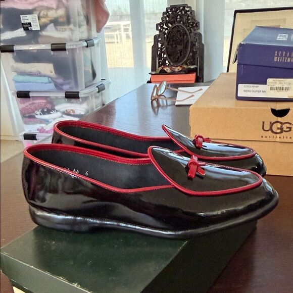 Elegant Black and Red Men\'s Loafers by main image 4